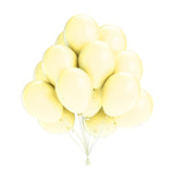 Pasteliniai geltoni balionai