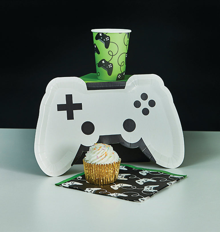 Lėkštutės baltos "Game on"