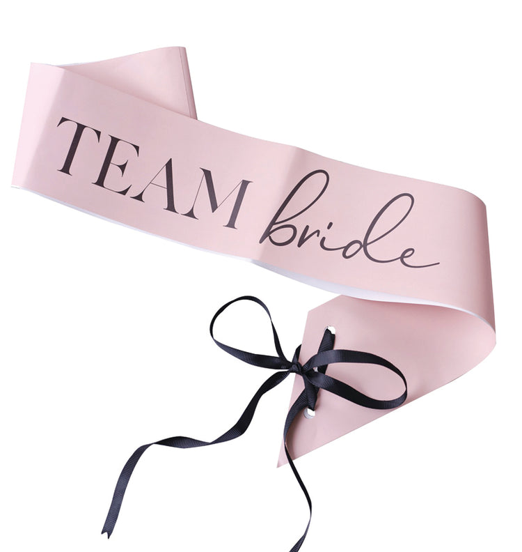 Juostos rožinės "Team bride"