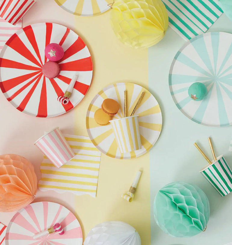 Lėkštutės "Raudoni dryžiai"