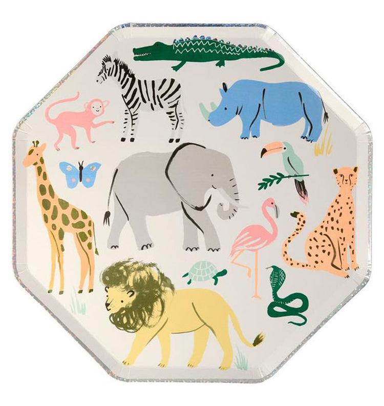 Lėkštutės "Safari gyvūnai"