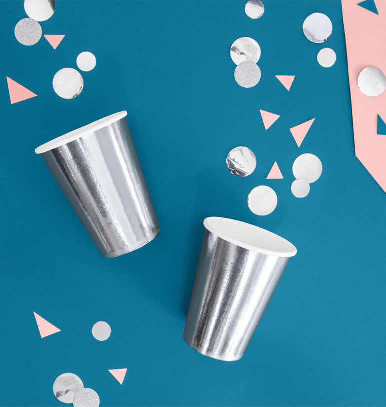 Puodeliai, sidabriniai