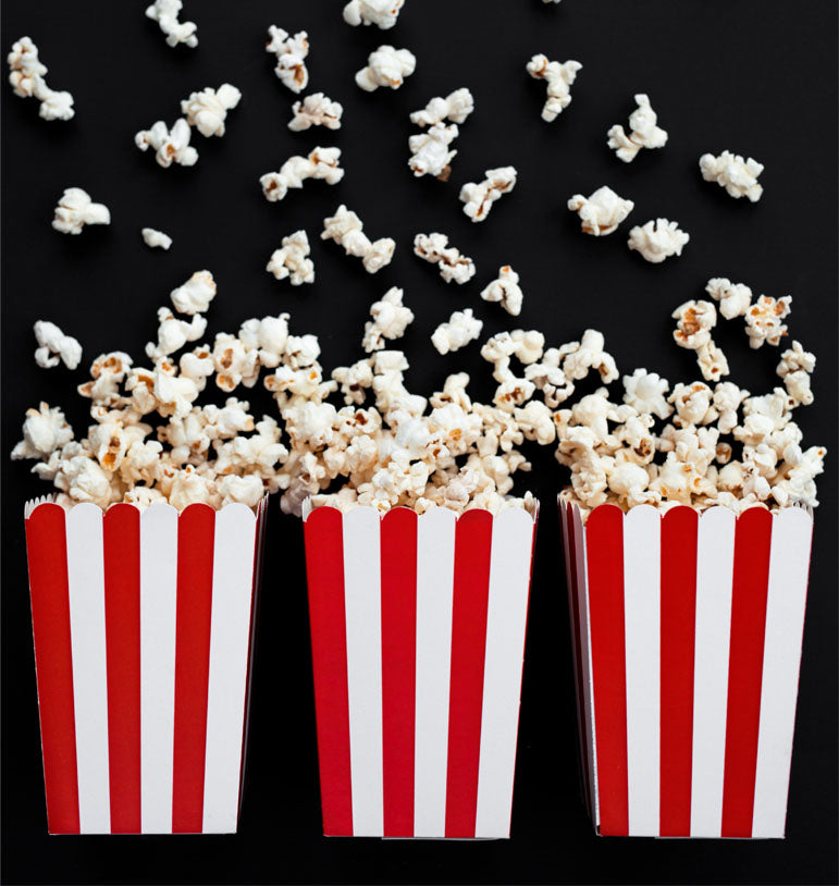 Dėžutės spragėsiams, raudonos