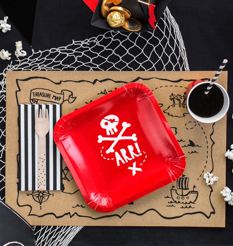 Lėkštutės "Piratų kaukolė"