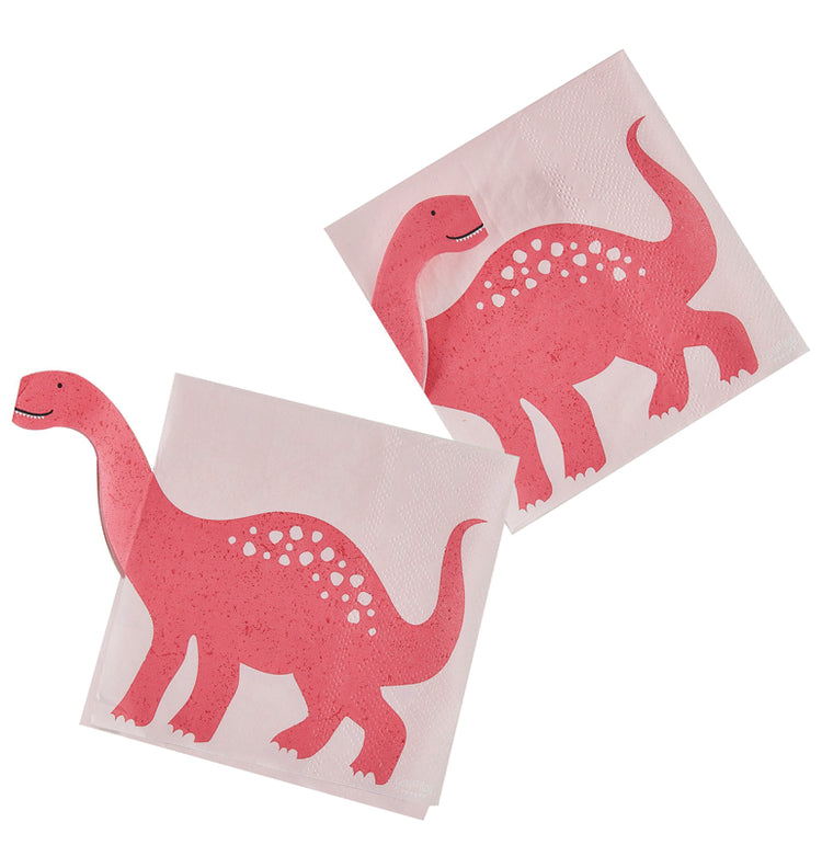 Servetėlės "Rožinis dinozauras"