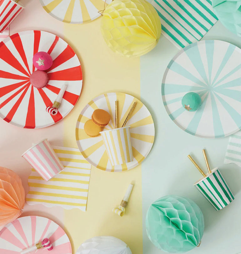 Lėkštutės "Geltoni dryžiai"