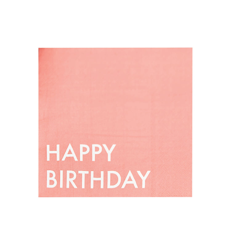 Servetėlės "Happy birthday"