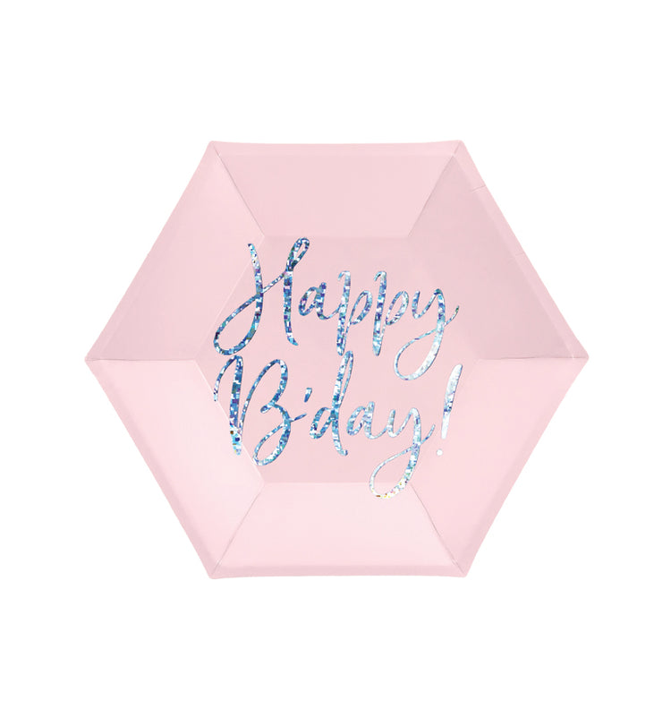 Lėkštutės "Happy B'day"