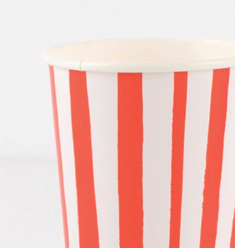 Puodeliai "Raudoni dryžuoti"