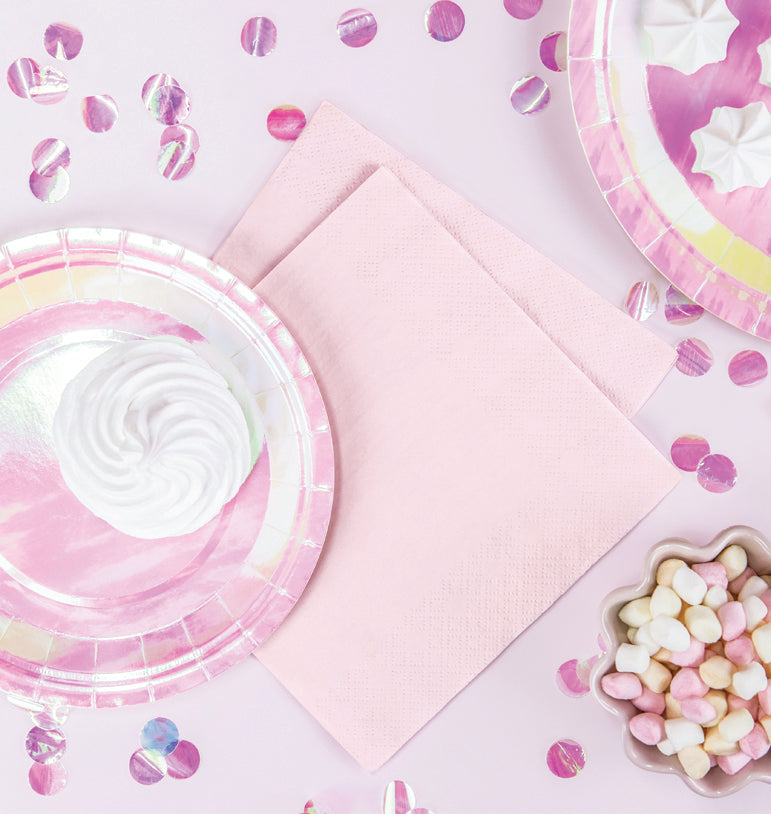Servetėlės, šviesiai rožinės