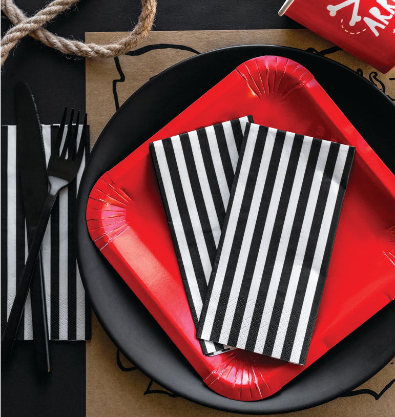 Servetėlės, dryžuotos