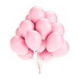 Pasteliniai rožiniai balionai