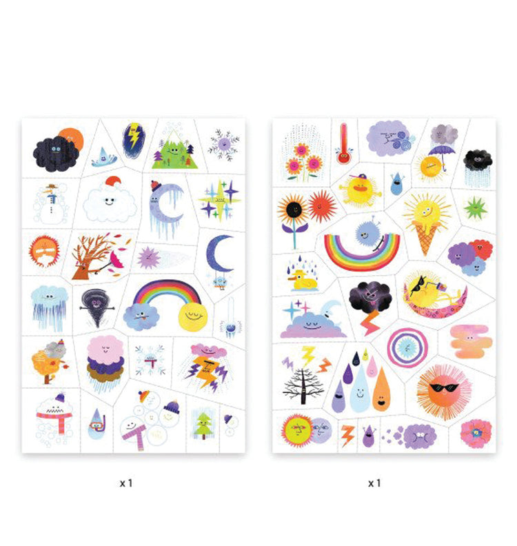 Tatuiruotės "Orų emociukai"