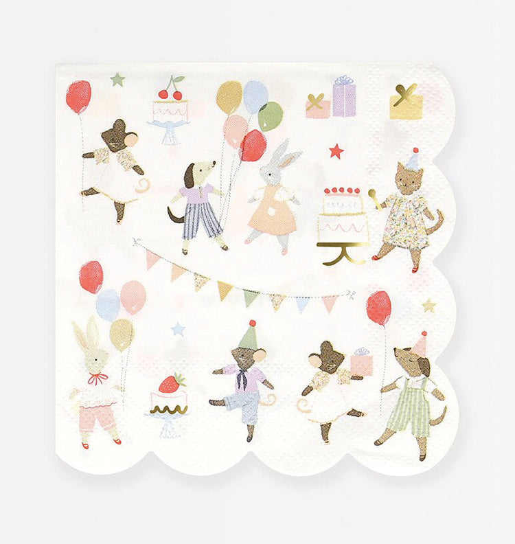 Servetėlės "Gyvūnų draugai"