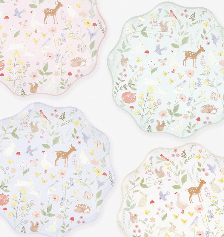 Lėkštutės "Miško gyvūnai"