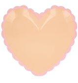 Lėkštutės "Pastelinės širdelės"