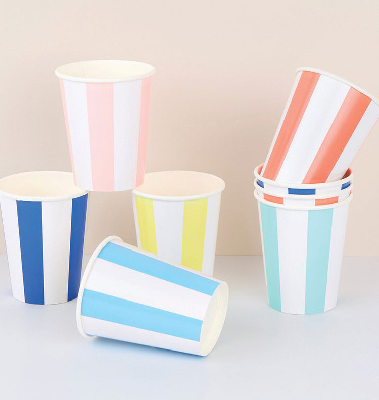 Puodeliai "Ryškiai dryžuoti"