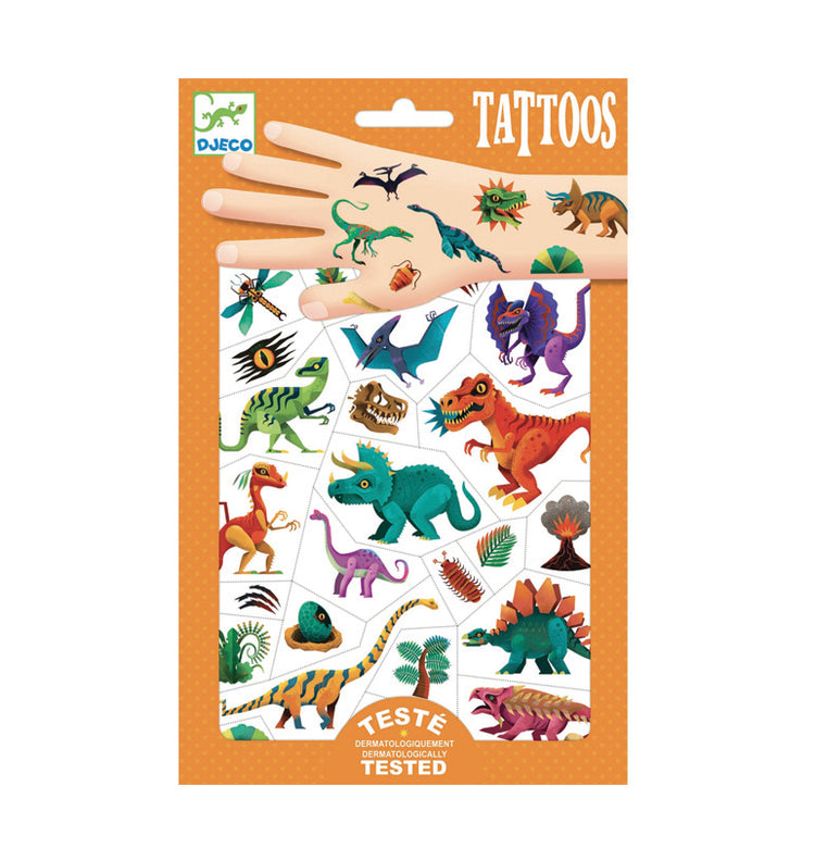 Tatuiruotės "Spalvingi dinozaurai"