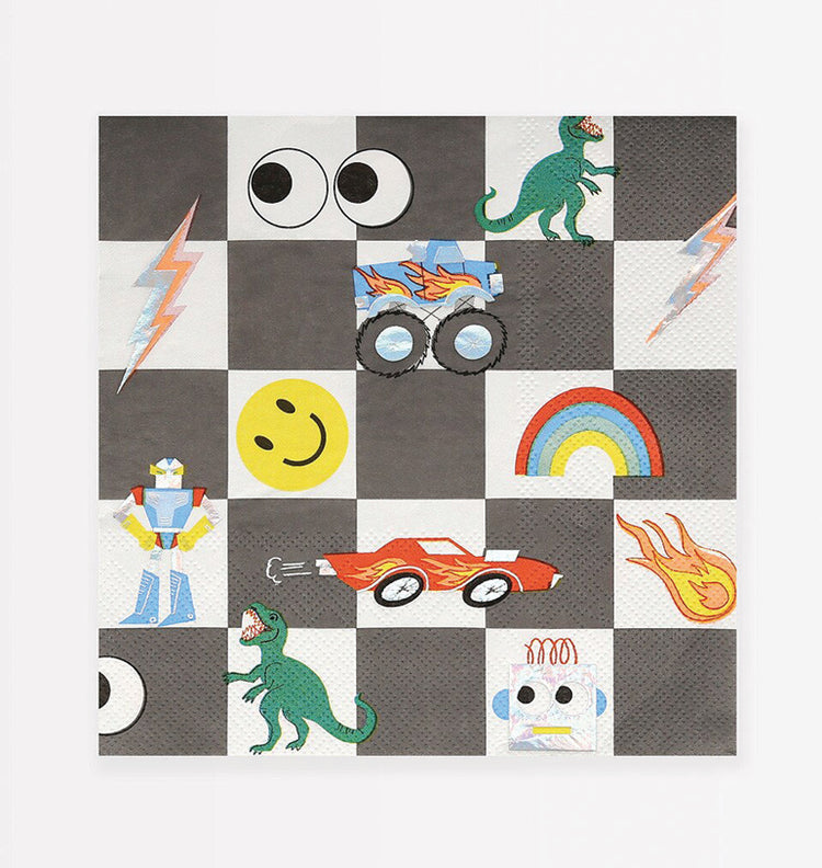 Servetėlės "Žaislų dėžė"